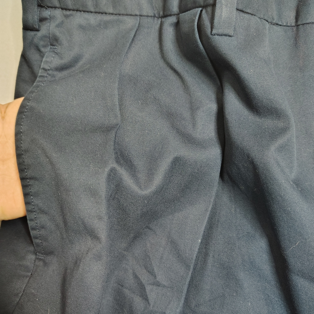 Polo Golf Ralph Lauren Fairway Chino Shorts Blue Pleated Mens Size 36 Preppy - Picture 9 of 12